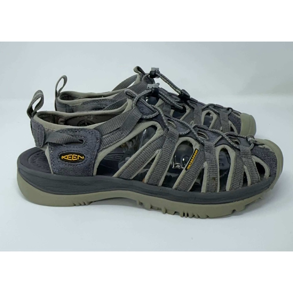 Keen Whisper Sandals Women's Size 9 Gray Waterproof Hiking Water 1018227 - Picture 2 of 9